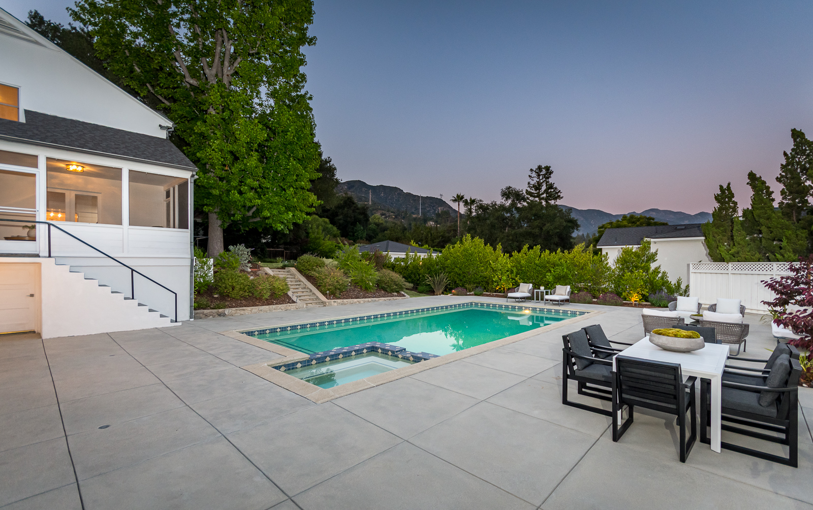 Backyard pool