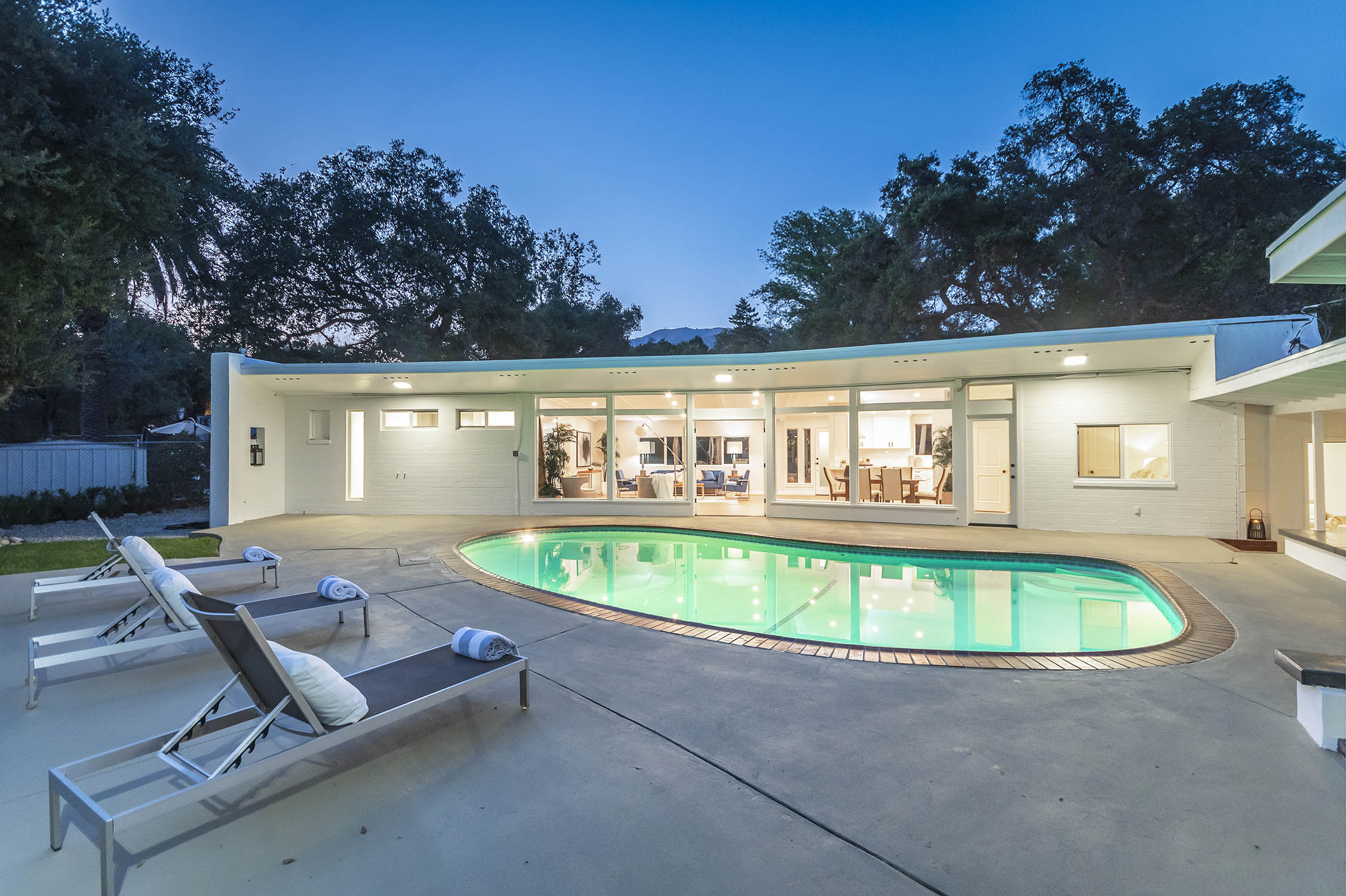 Backyard pool
