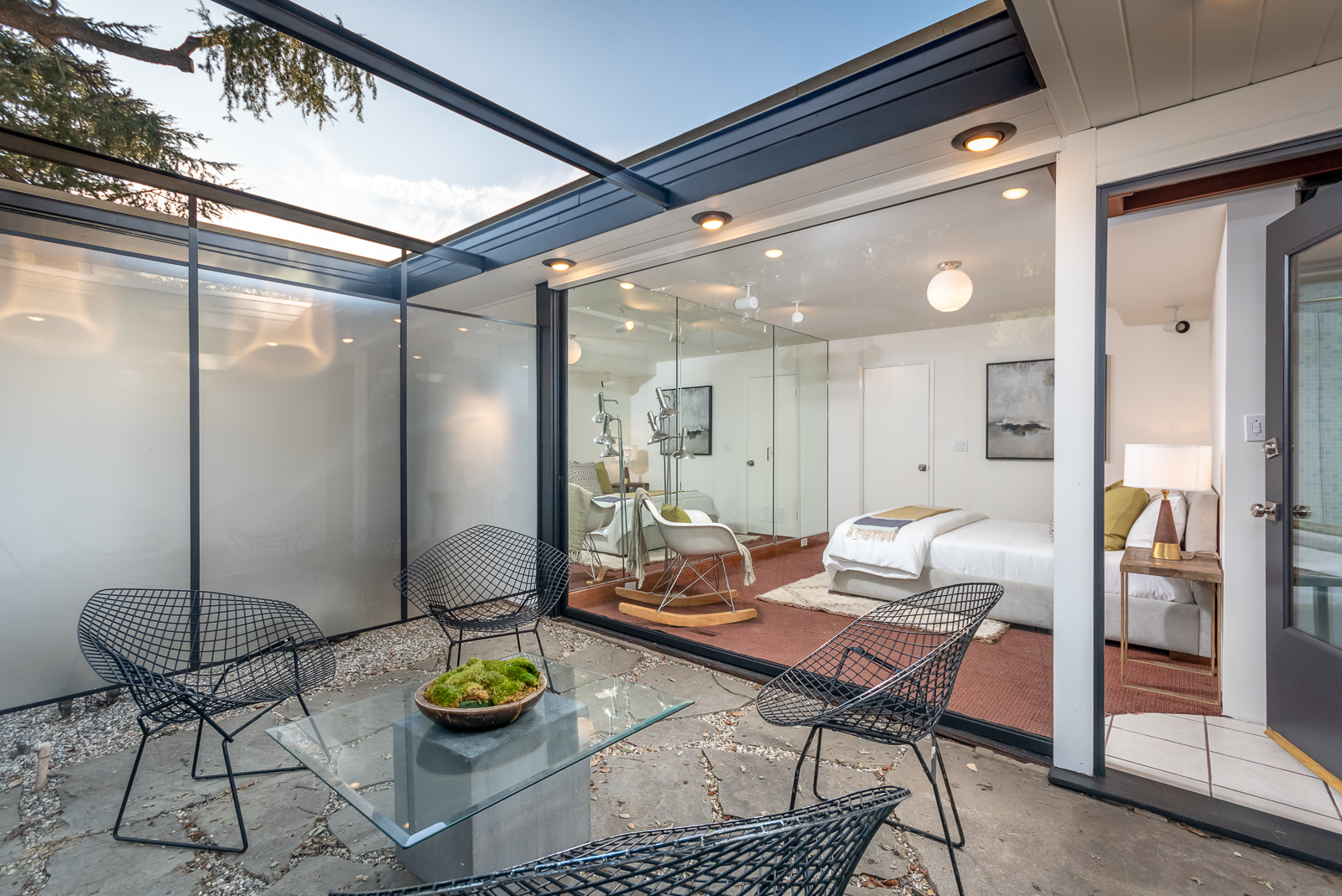 Patio off bedroom