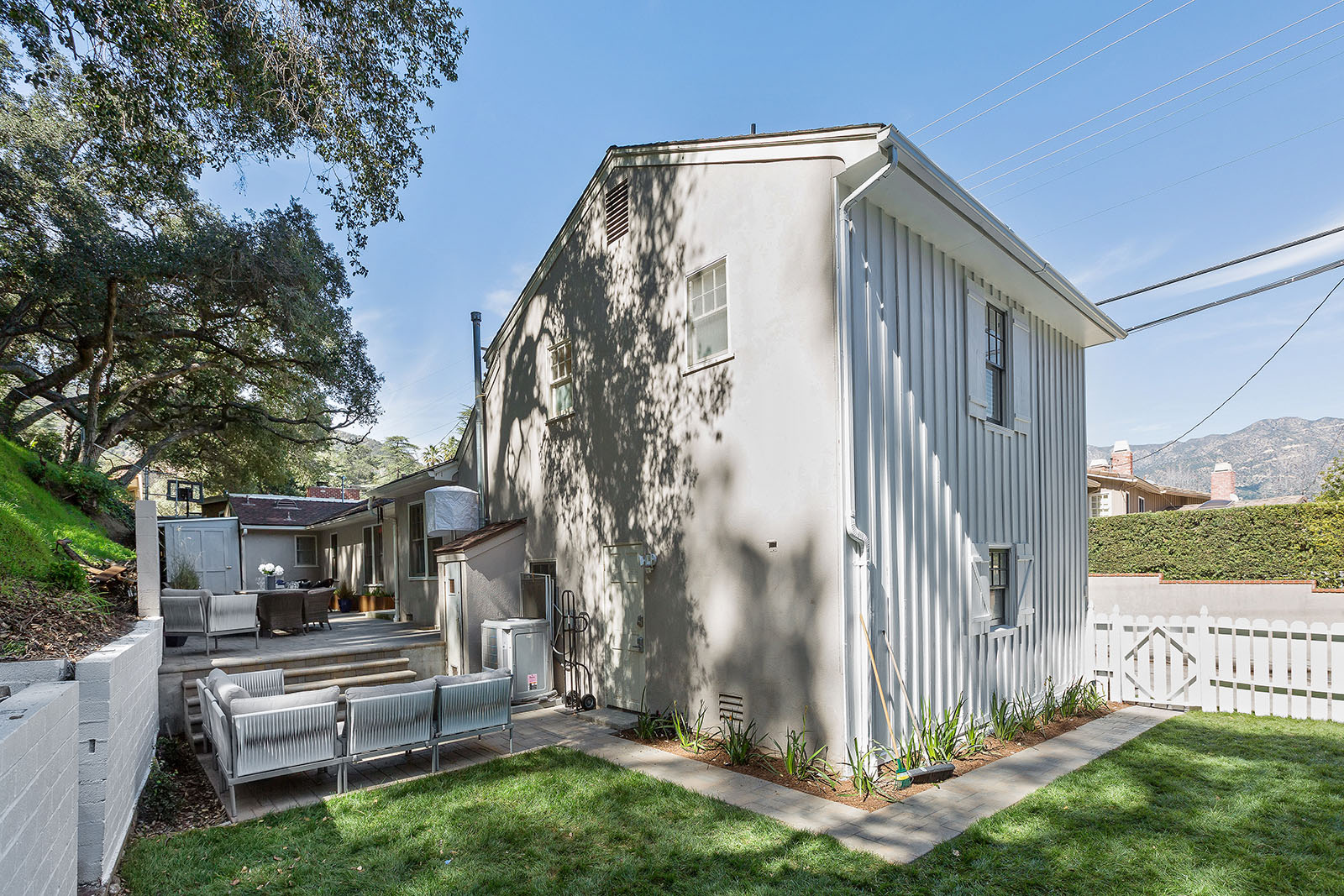 Exterior back yard